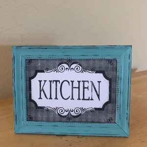 Farmhouse Kitchen picture 5x7 w/frame